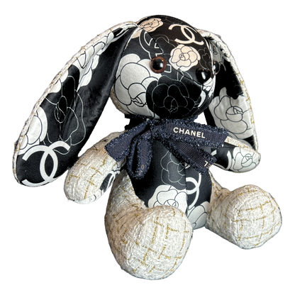 Chanel CC Camellia Scarf Bunny at Vintage Luxe Up