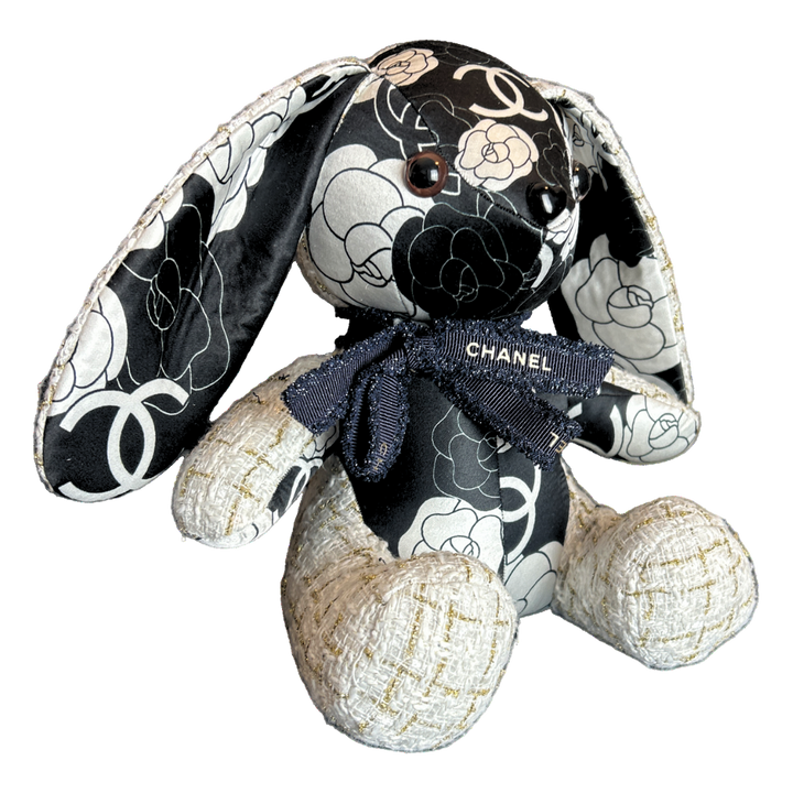 Chanel CC Camellia Scarf Bunny at Vintage Luxe Up
