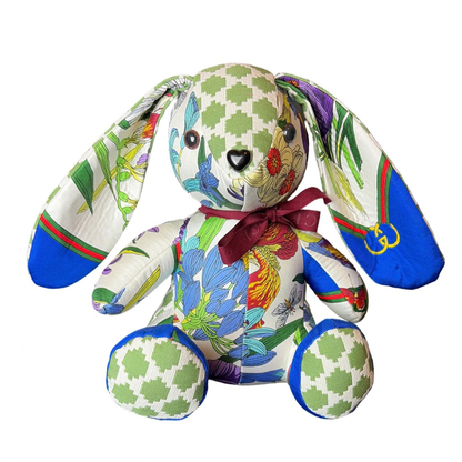 gucci floral scarf bunny