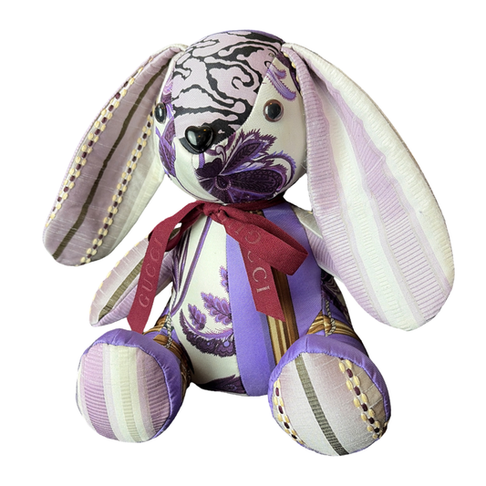 Gucci Purple Paisley Silk Scarf Clever Bunny