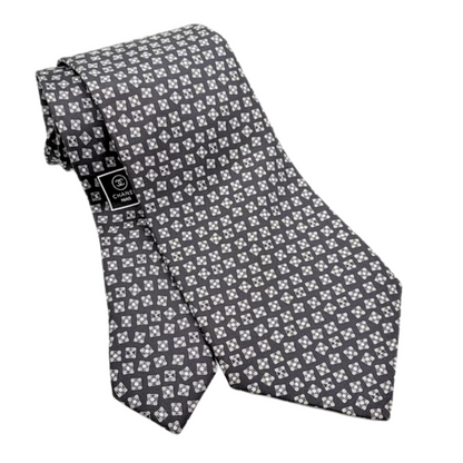 chanel black necktie