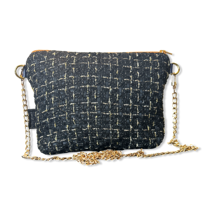 CC Gold Coins Noir Vintage Scarf Crossbody Bag