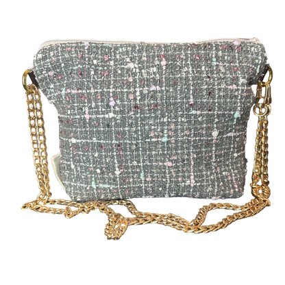 CC Camellia Pink Vintage Scarf Crossbody Bag
