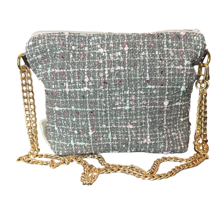 CC Camellia Pink Vintage Scarf Crossbody Bag