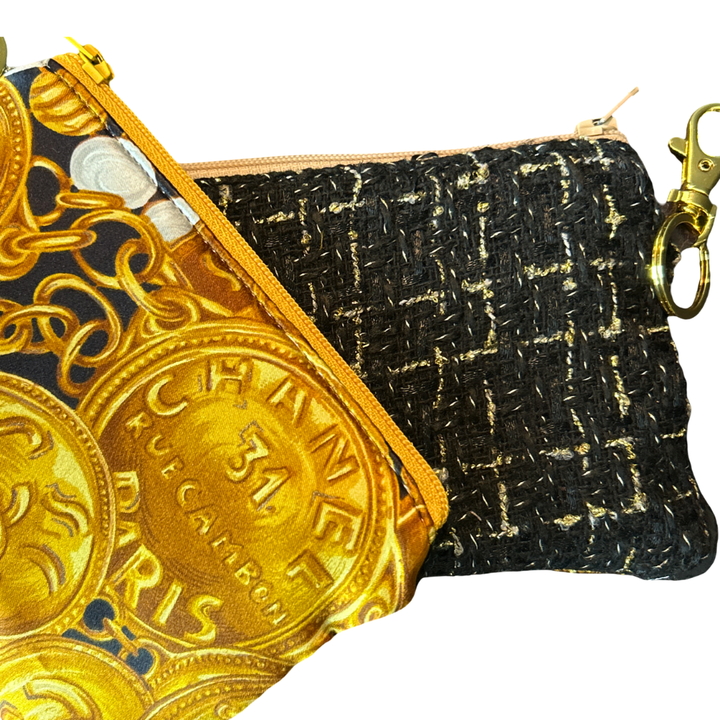 CHANEL CC Logo  Scarf | Chanel Keychain  Chanel Wristlet Keychain