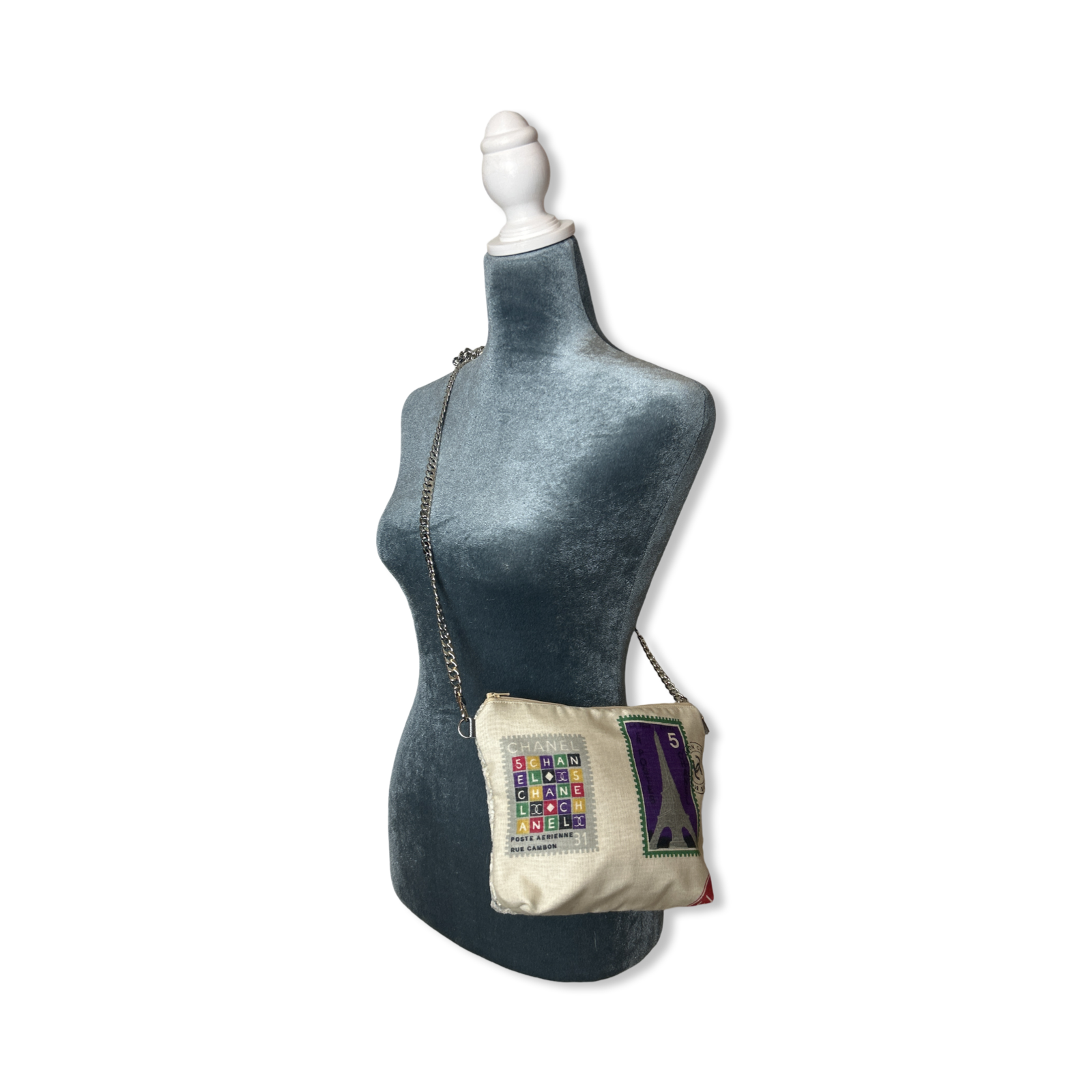 Chanel Stamps of the World Scarf Crossbody Bag