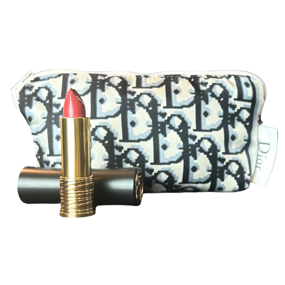 Dior Trotter Black Scarf Beauty Bag at Vintage Luxe Up