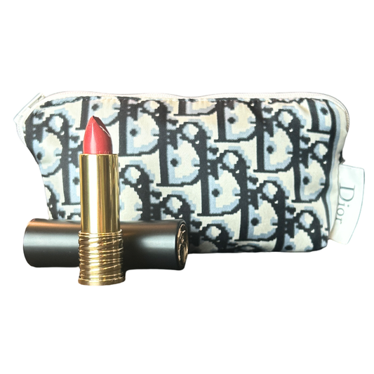 Dior Trotter Black Scarf Beauty Bag at Vintage Luxe Up