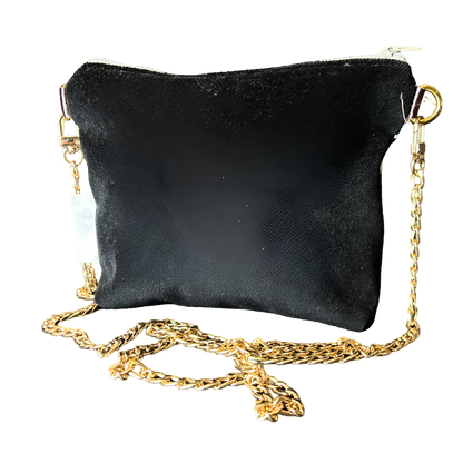 Trotter Noir Vintage Silk Scarf Crossbody Bag