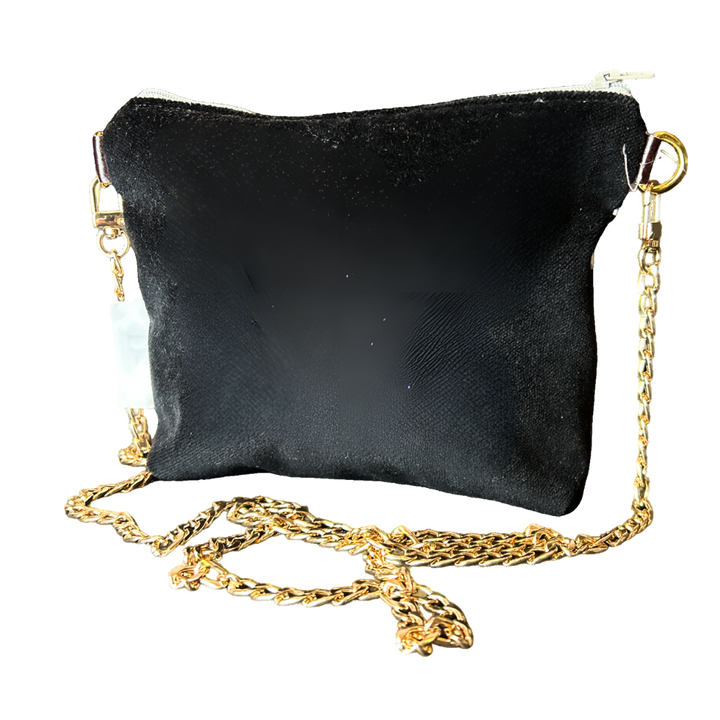 Trotter Noir Vintage Silk Scarf Crossbody Bag