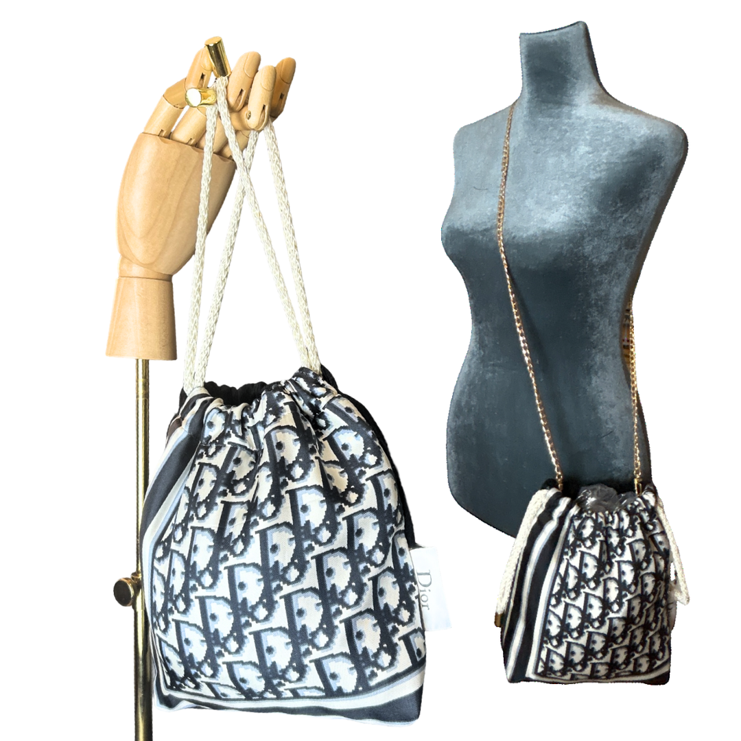 Dior Trotter Black Scarf | Dior Crossbody Bag