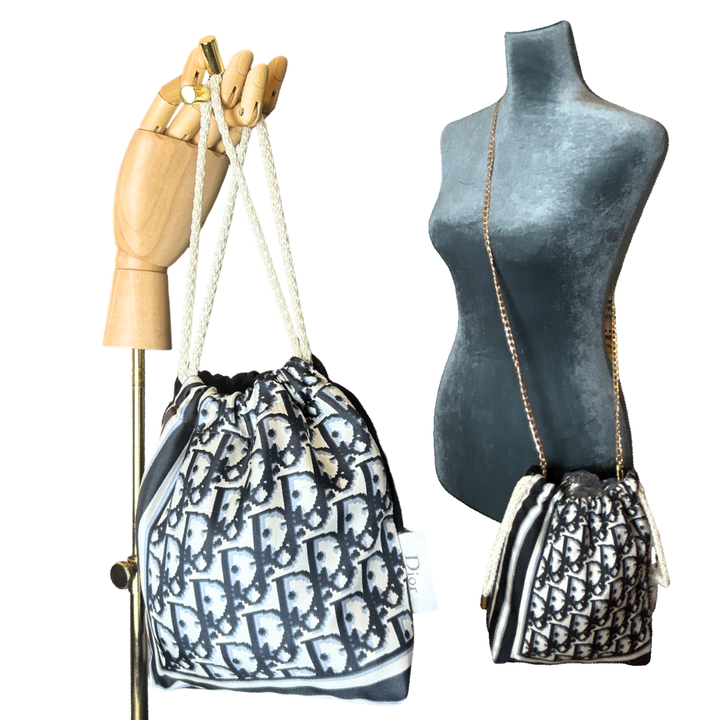 Dior Trotter Black Scarf | Dior Crossbody Bag