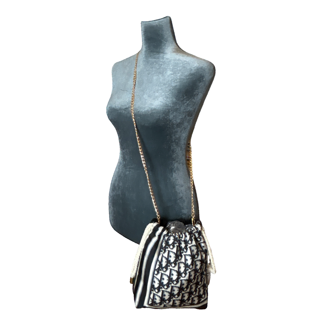 Dior Trotter Black Scarf | Dior Crossbody Bag