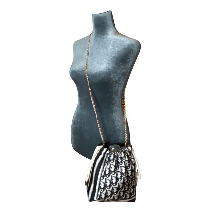 Dior Trotter Black Scarf | Dior Crossbody Bag