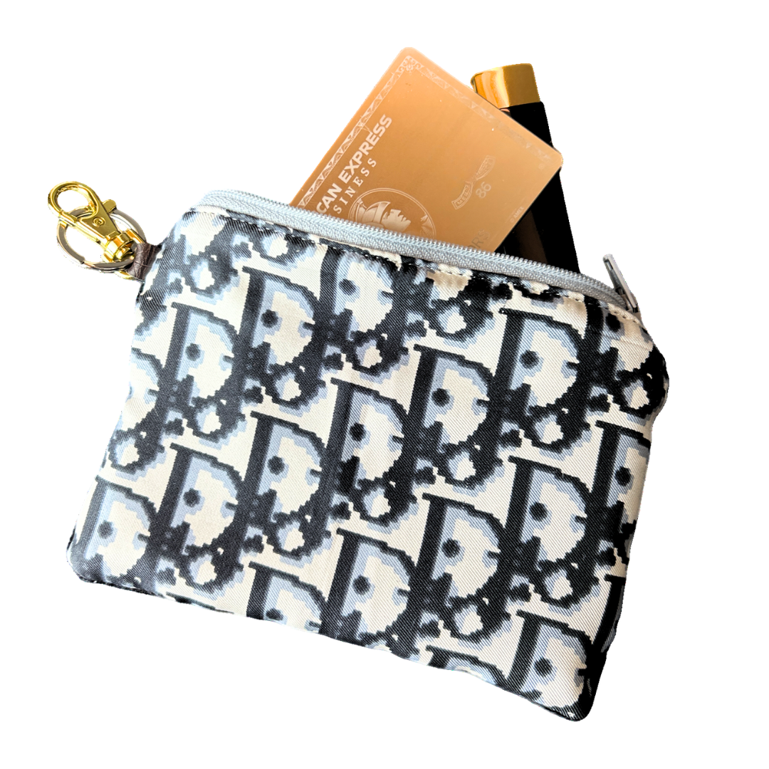 DIOR Trotter Scarf Coffee Run Bag & Keychain exclusively at VintageLuxeUp.com