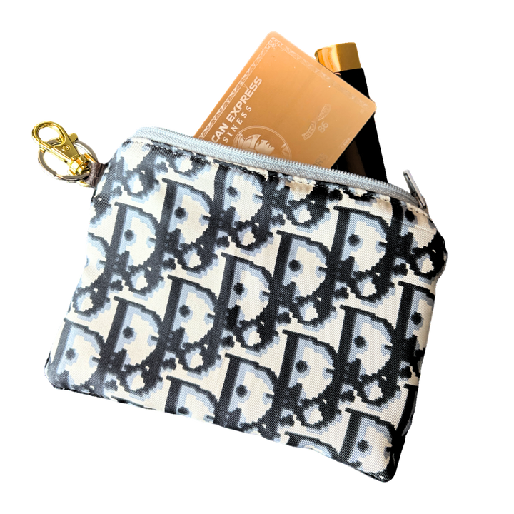 DIOR Trotter Scarf Coffee Run Bag & Keychain exclusively at VintageLuxeUp.com