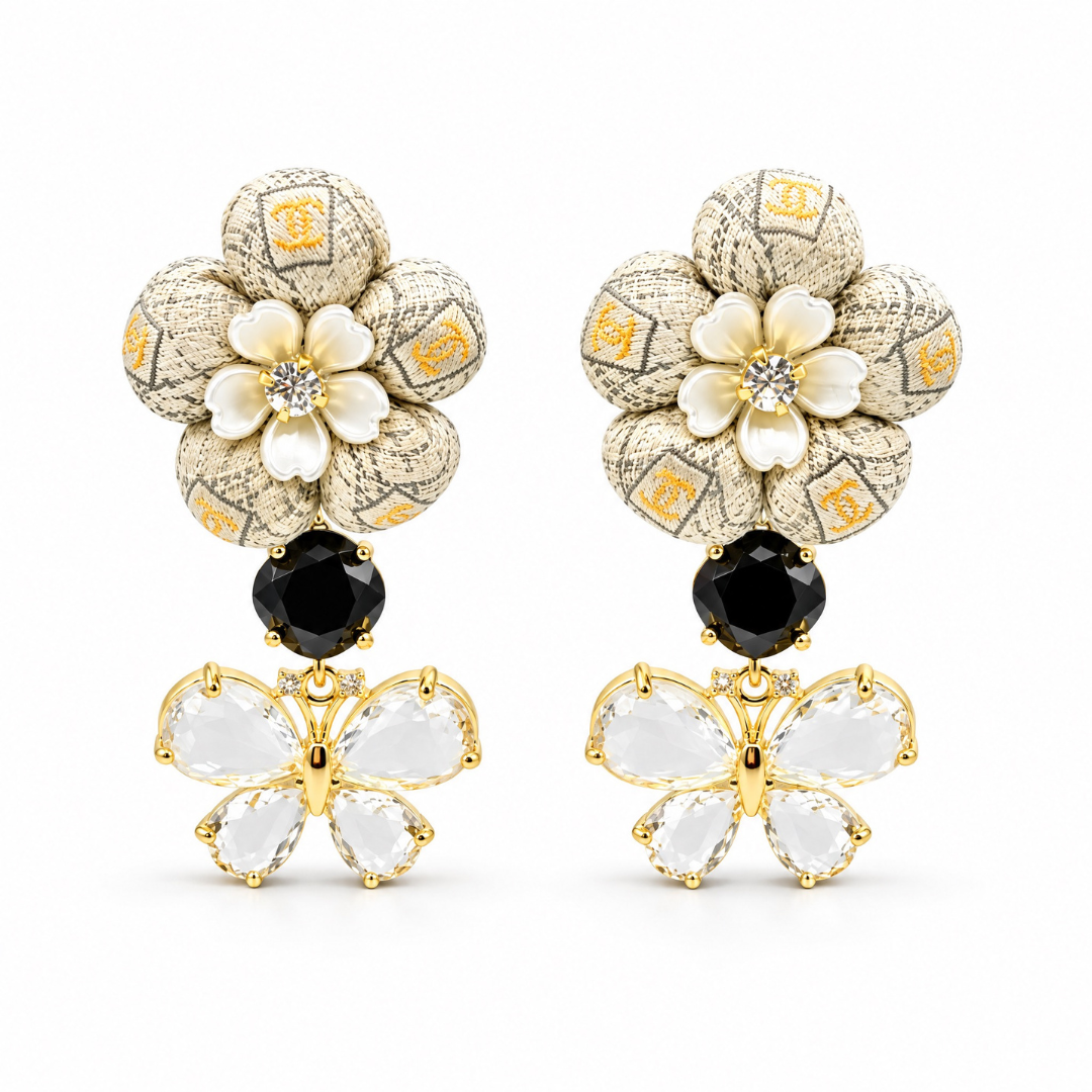 Chanel Butterfly Earrings | Chanel Jewelry
