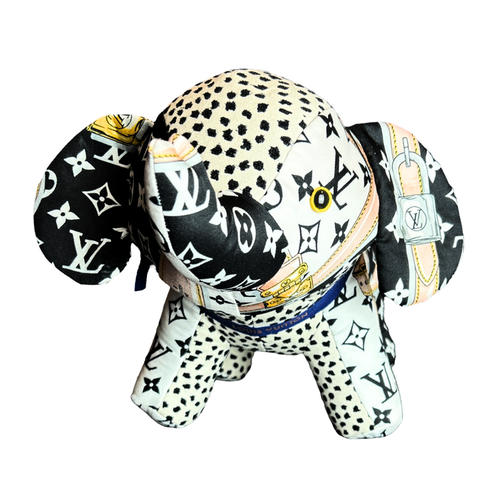 Louis.Vuitton Monogram Scarf Patchwork Elephant at Vintage Luxe Up