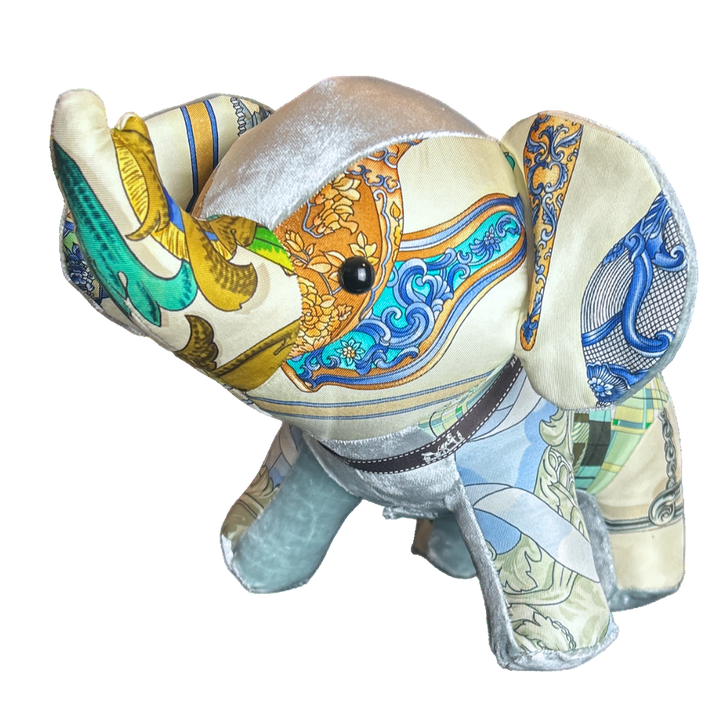 Hermes Ferronnerie Scarf Elephant at Vintage Luxe Up