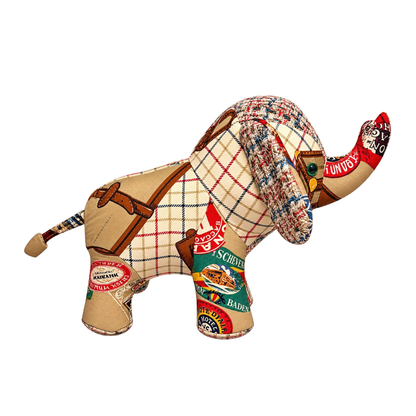 Traveler Vintage Silk Scarf Lucky Elephant