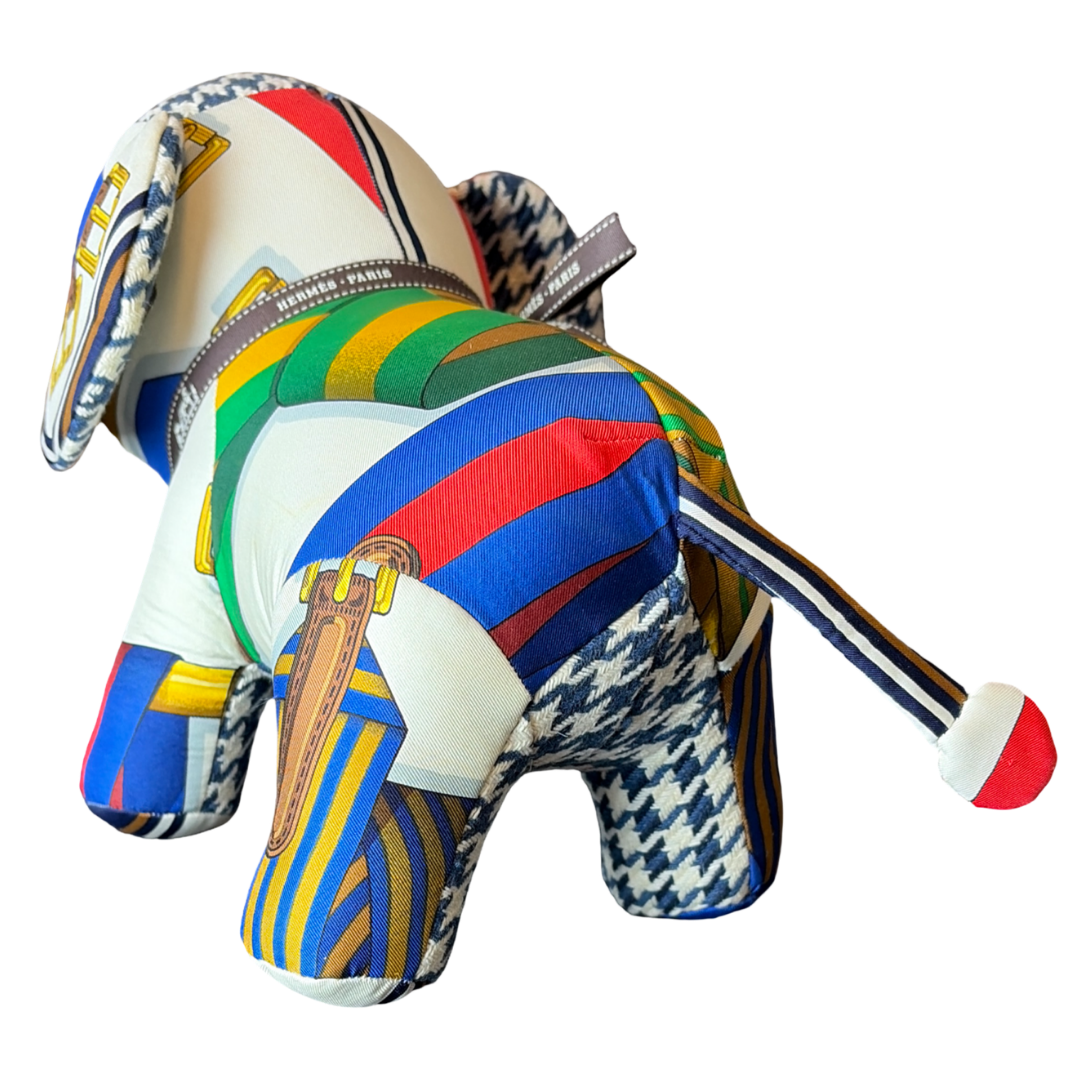 Sangles Vintage Silk Scarf Lucky Elephant