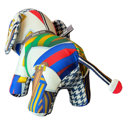 Sangles Vintage Silk Scarf Lucky Elephant