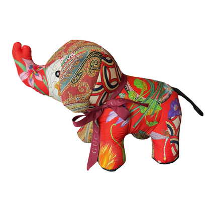gucci floral scarf elephant