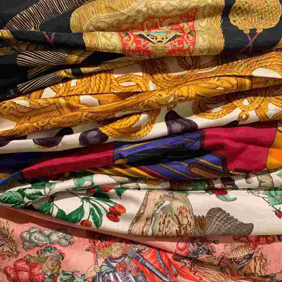WORLD'S FINEST COLLECTION OF VINTAGE LOUIS VUITTON SILK SCARVES REIMAGINED  – Vintage Luxe Up