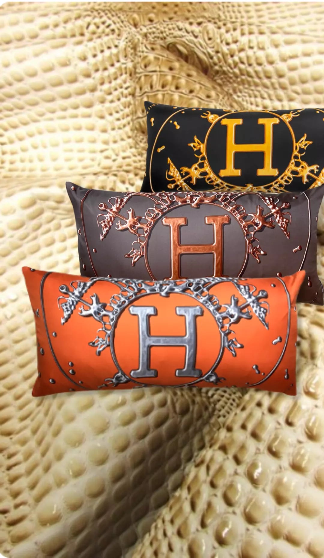 Hermès Vintage - H Logo Silk Scarf - Green - Silk Foulard - Luxury