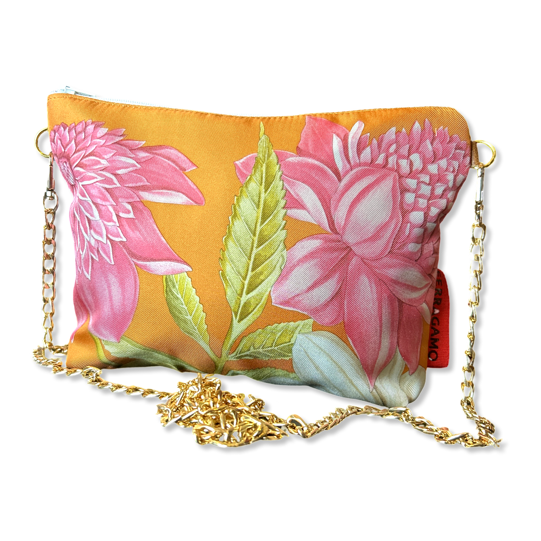 Ferragamo Flowers Scarf | Ferragamo Crossbody Bag exclusively at Vintage Luxe Up