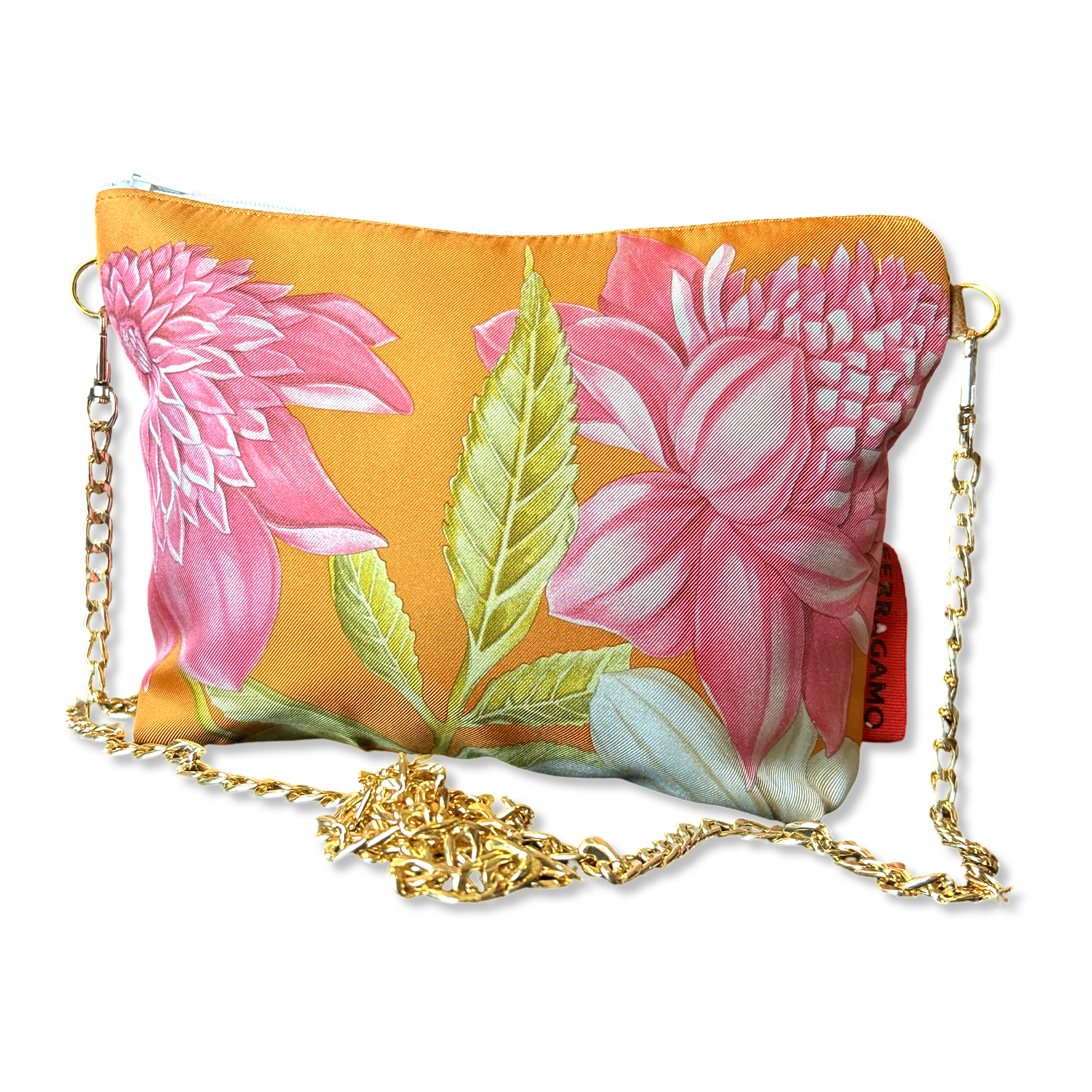 Ferragamo Flowers Scarf | Ferragamo Crossbody Bag exclusively at Vintage Luxe Up