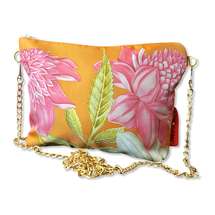 Ferragamo Flowers Scarf | Ferragamo Crossbody Bag exclusively at Vintage Luxe Up