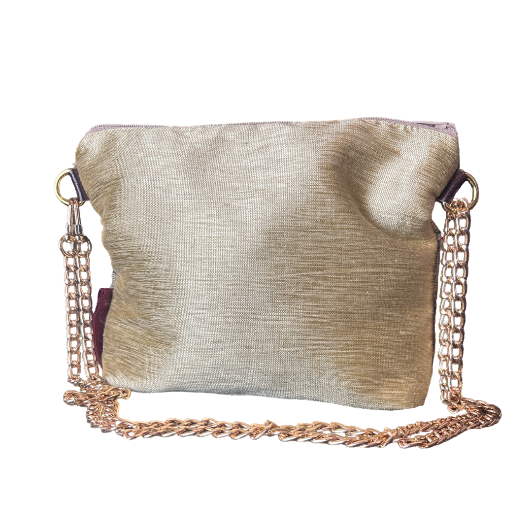 GG Bumblebee Vintage Silk Scarf Crossbody Bag