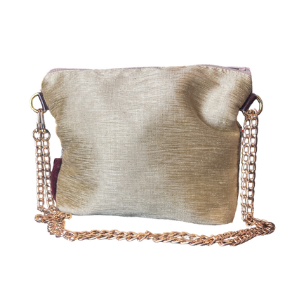 GG Bumblebee Vintage Silk Scarf Crossbody Bag