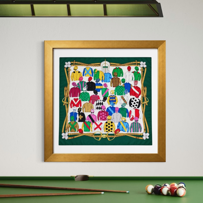 Gucci de Beers Royal Ascot Scarf | Gucci Framed Scarf