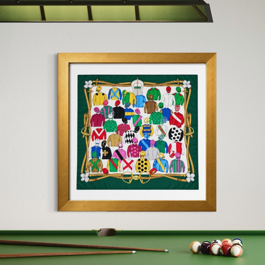 Gucci de Beers Royal Ascot Scarf | Gucci Framed Scarf