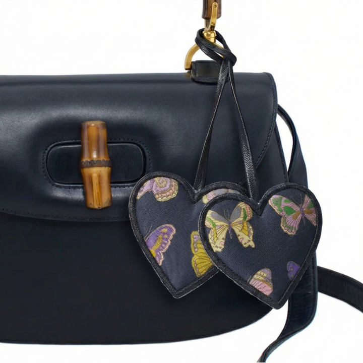 Gucci Butterfly Scarf Bag Charm at Vintage Luxe Up