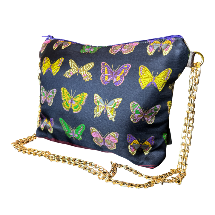 Gucci Farfalle Butterfly Scarf Gucci Crossbody Bag at Vintage Luxe Up