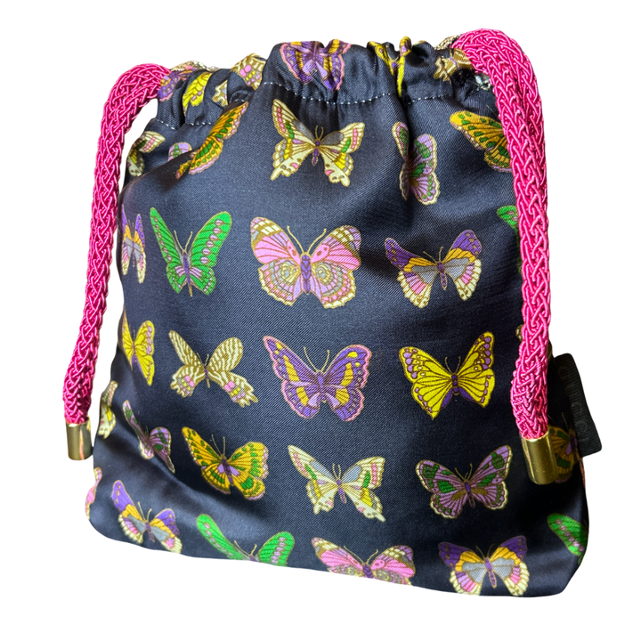 Gucci Butterfly Farfalle Blue Scarf Gucci Crossbody Bag at Vintage Luxe Up