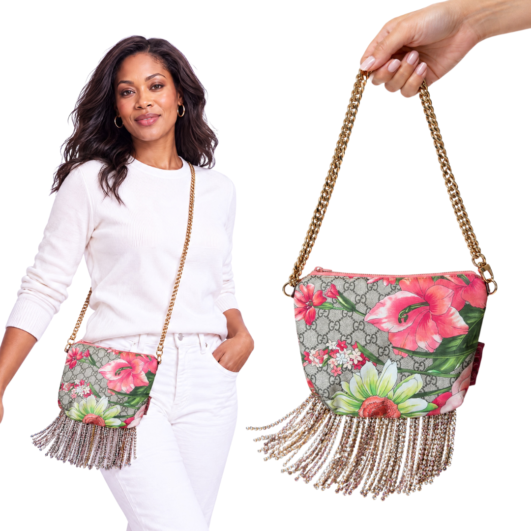 Gucci GG Floral Scarf | Gucci Crossbody Bag