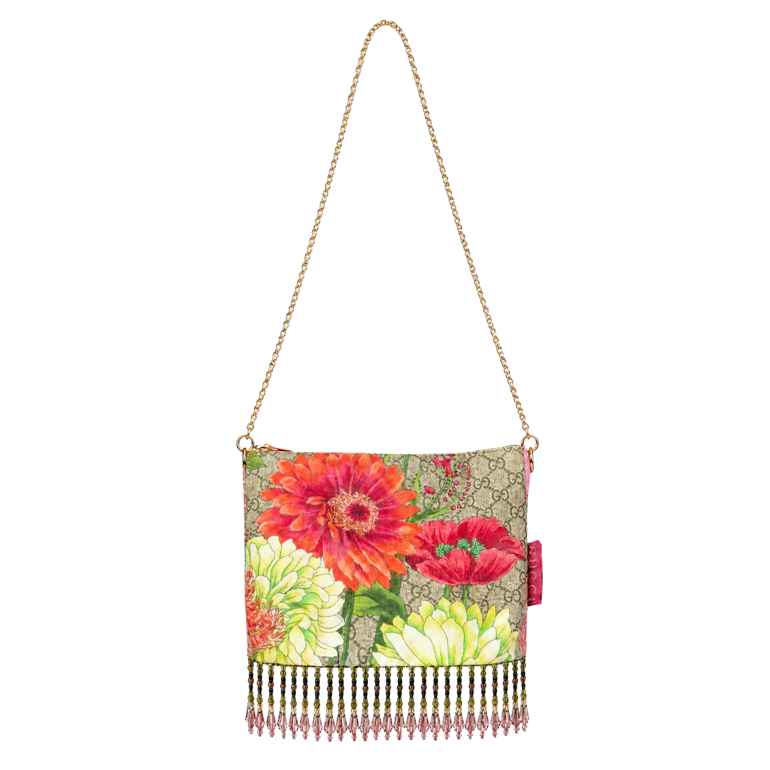 Gucci GG Floral Scarf | Gucci Crossbody Bag