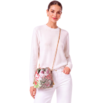 Gucci Bouquet GG Logo Crossbody Bag
