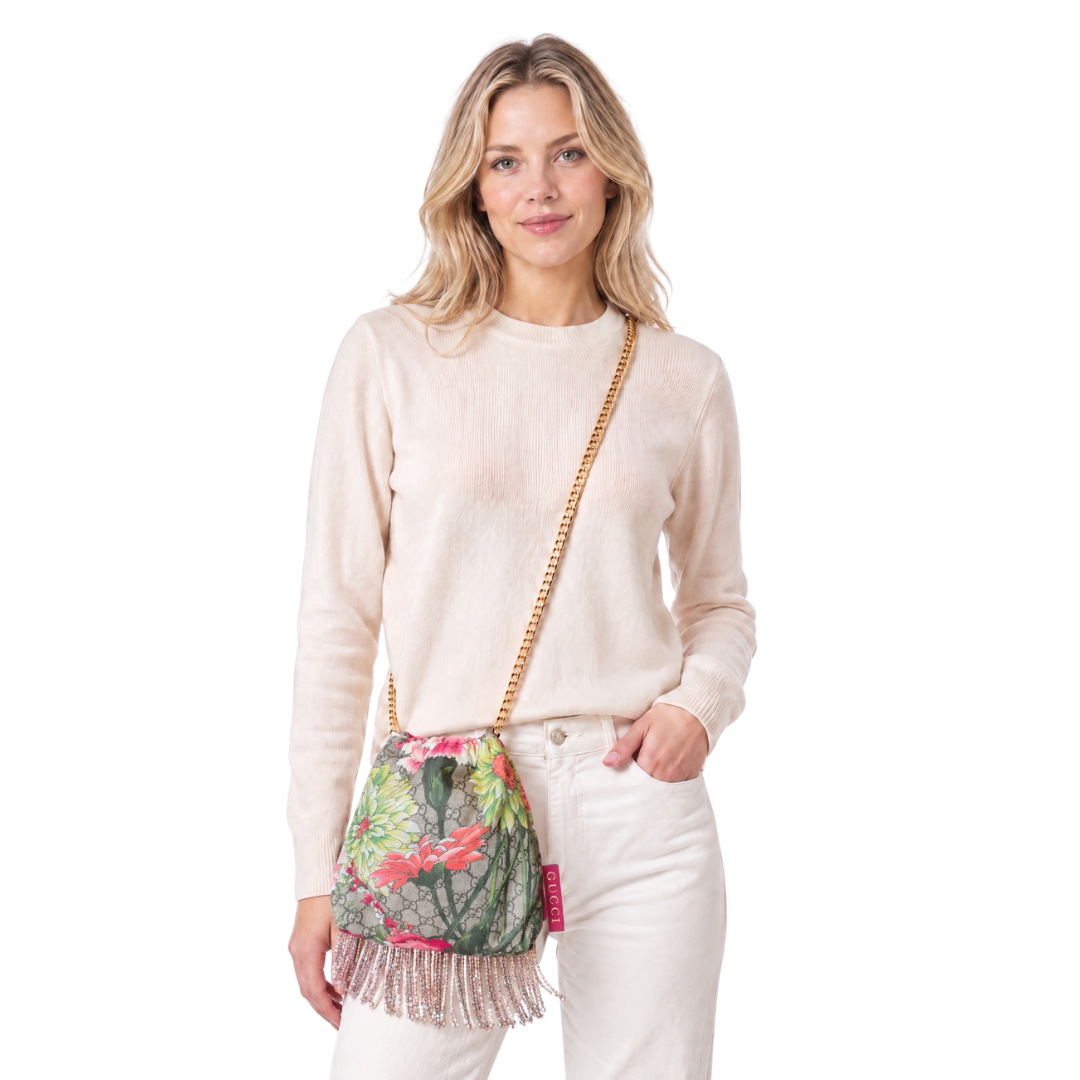 Gucci GG Floral Scarf | Gucci Crossbody Bag