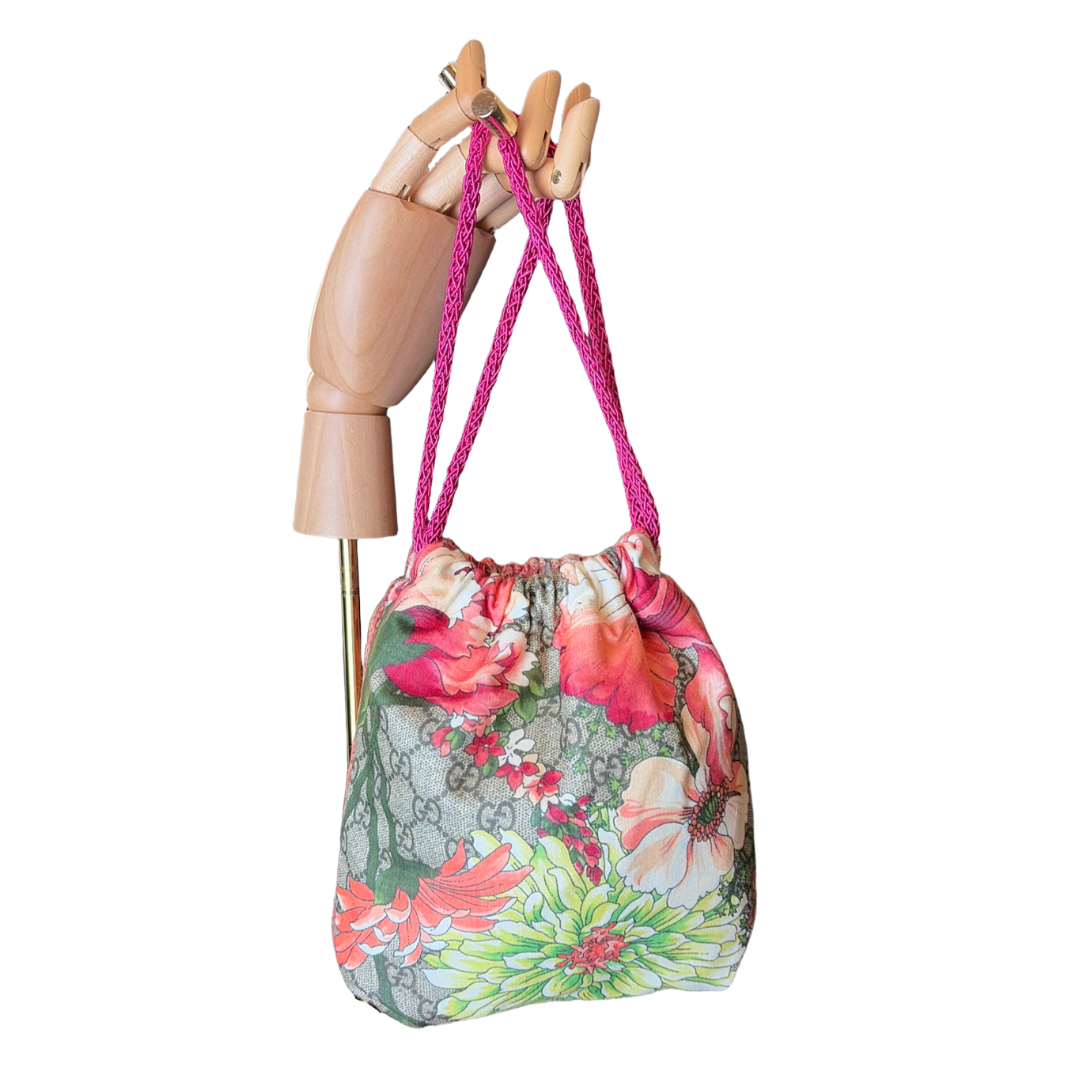 Gucci GG Logo Floral Crossbody Bag | Gucci Handbag