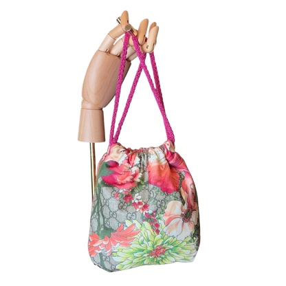 Gucci GG Logo Floral Crossbody Bag | Gucci Handbag