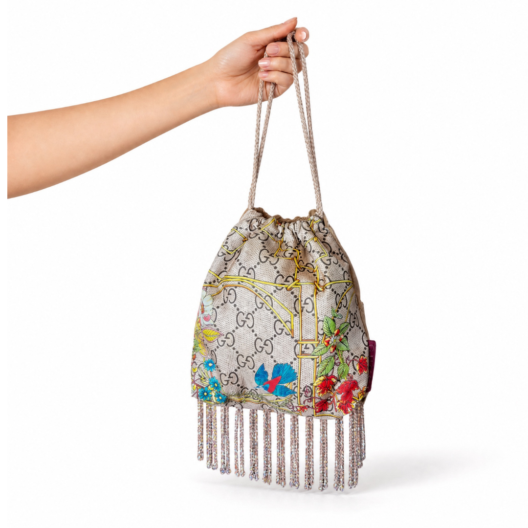 Gucci GG Floral Lattice | Gucci Crossbody Bag at Vintage Luxe Up