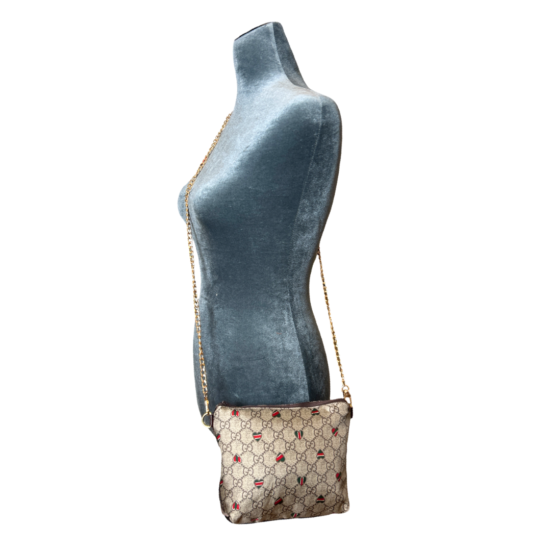 Gucci GG Logo Stars Scarf | Gucci Crossbody Bag exclusively at Vintage Luxe Up