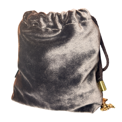 GG Hearts Vintage Scarf Drawstring Crossbody Bag
