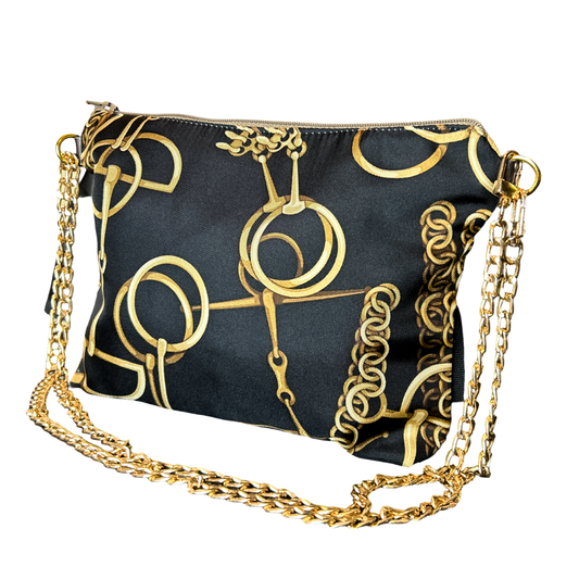 GUCCI Horse Bit Noir  Scarf GUCCI  Crossbody Bag at Vintage Luxe Up