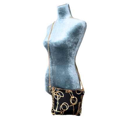 GUCCI Horse Bit Noir  Scarf GUCCI  Crossbody Bag at Vintage Luxe Up